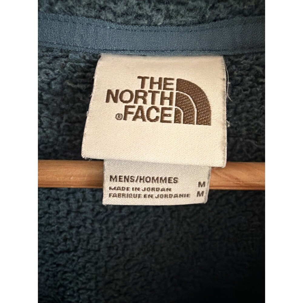 Men’s North Face Half-Zip Pullover Size M Blue - Picture 5 of 6